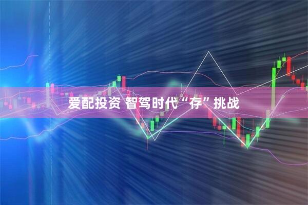 爱配投资 智驾时代“存”挑战