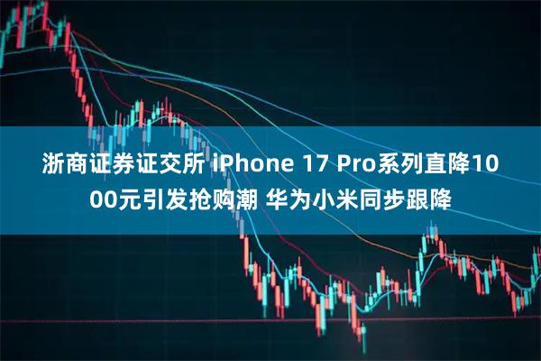 浙商证券证交所 iPhone 17 Pro系列直降1000元引发抢购潮 华为小米同步跟降